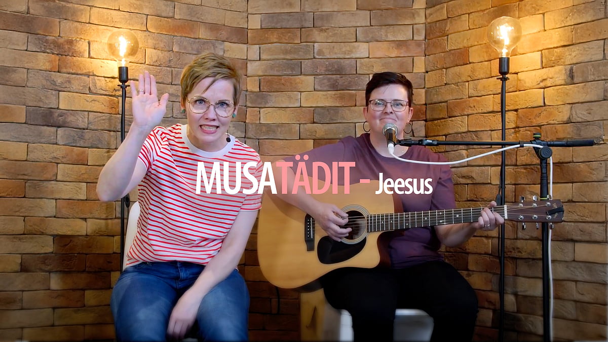 Musatädit-videosarjassa lauluna Jeesus.