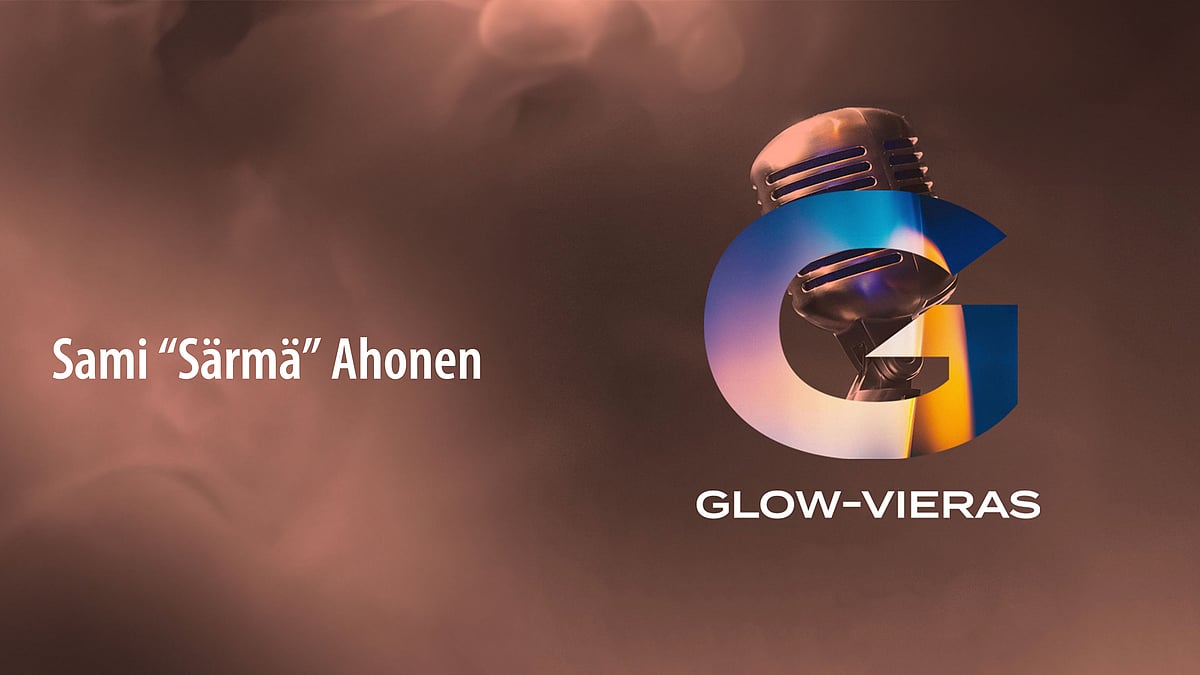 Glow-vieraana Sami "Särmä" Ahonen.