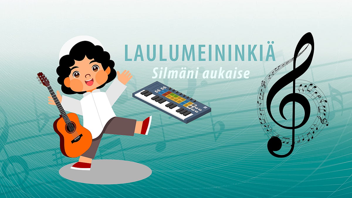 Laulumeininkiä-videosarjassa laulu Silmäni aukaise.