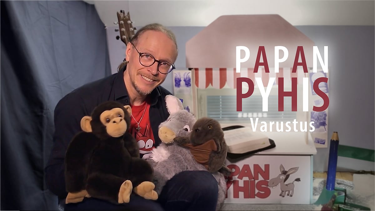 Papan pyhis -videosarjassa aiheena varustus.