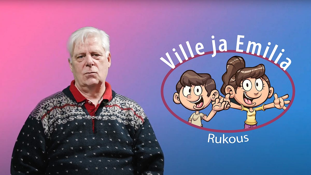 Ville ja Emilia -videosarjassa aiheena rukous.