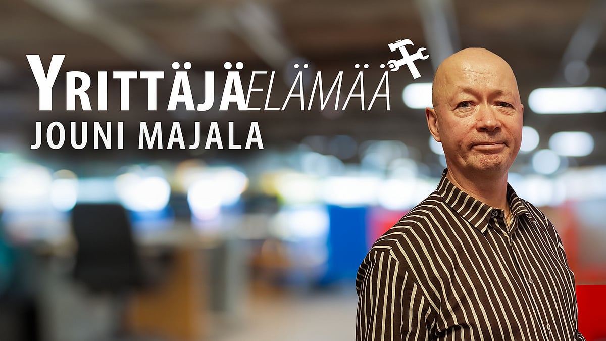 Yrittäjäelämää-podcastissa vieraana Jouni Majala.