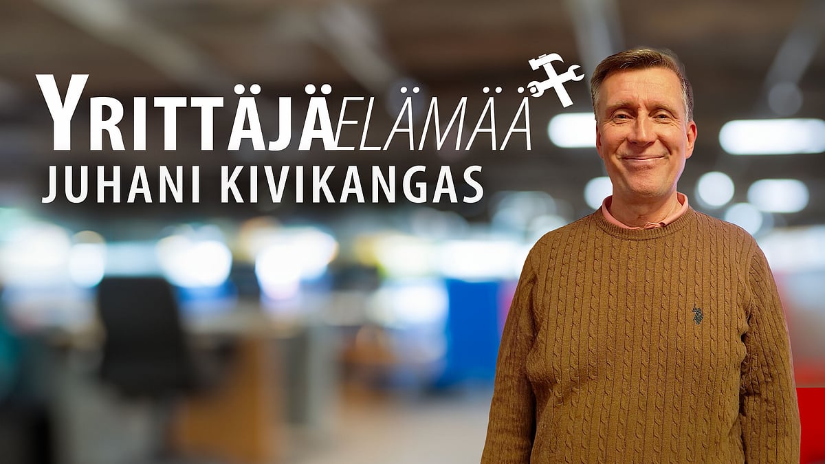 Yrittäjäelämää-podcastissa vieraana Juhani Kivikangas.