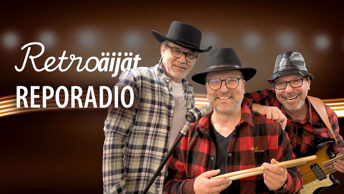 Retroäijät-podcastin isännät Pekka Salminen, Hannu Salo ja Kimmo Nykänen.