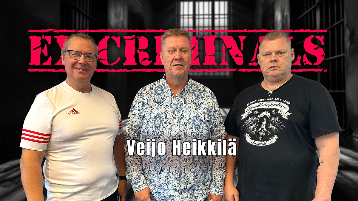 Ex-Criminals -podcastissa vieraana Veijo Heikkilä.