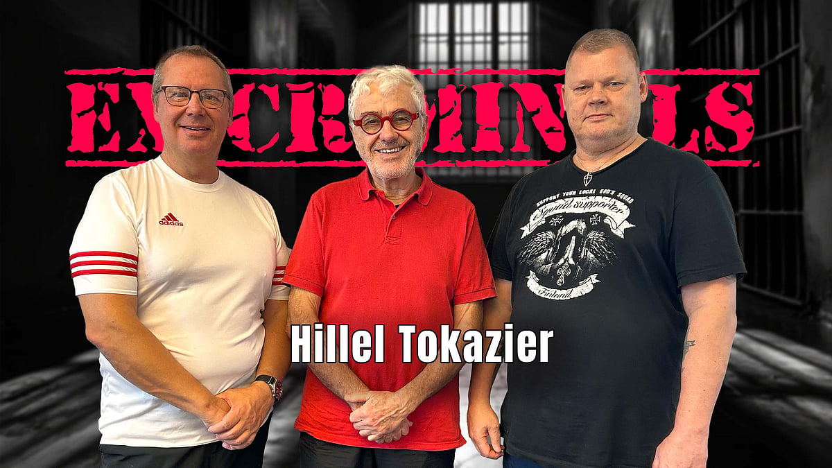 Ex-Criminals -podcastissa vieraana Hillel Tokazier.