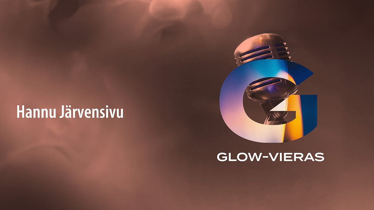 Glow-vieraana Hannu Järvensivu.