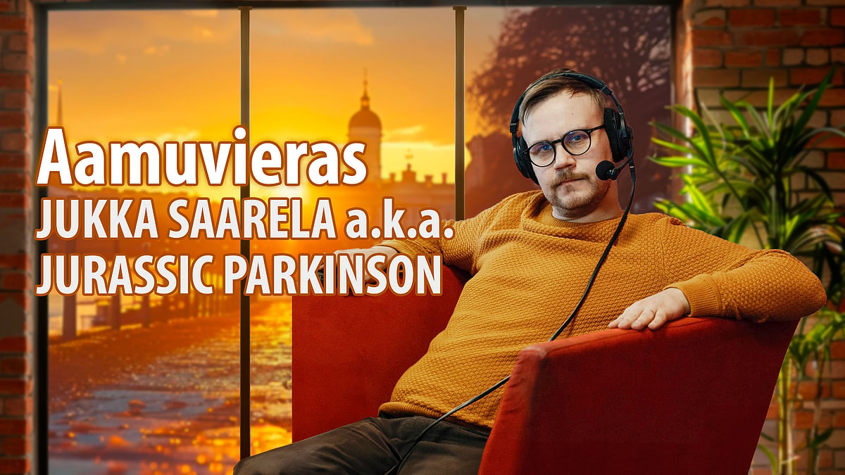 Aamuvieras-podcastissa vieraana Jukka Saarela.