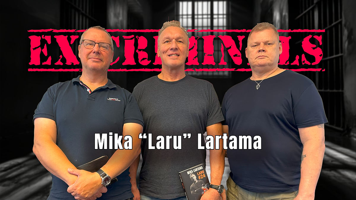 Ex-Criminals-podcastissa vieraana Mika "Laru" Lartama.