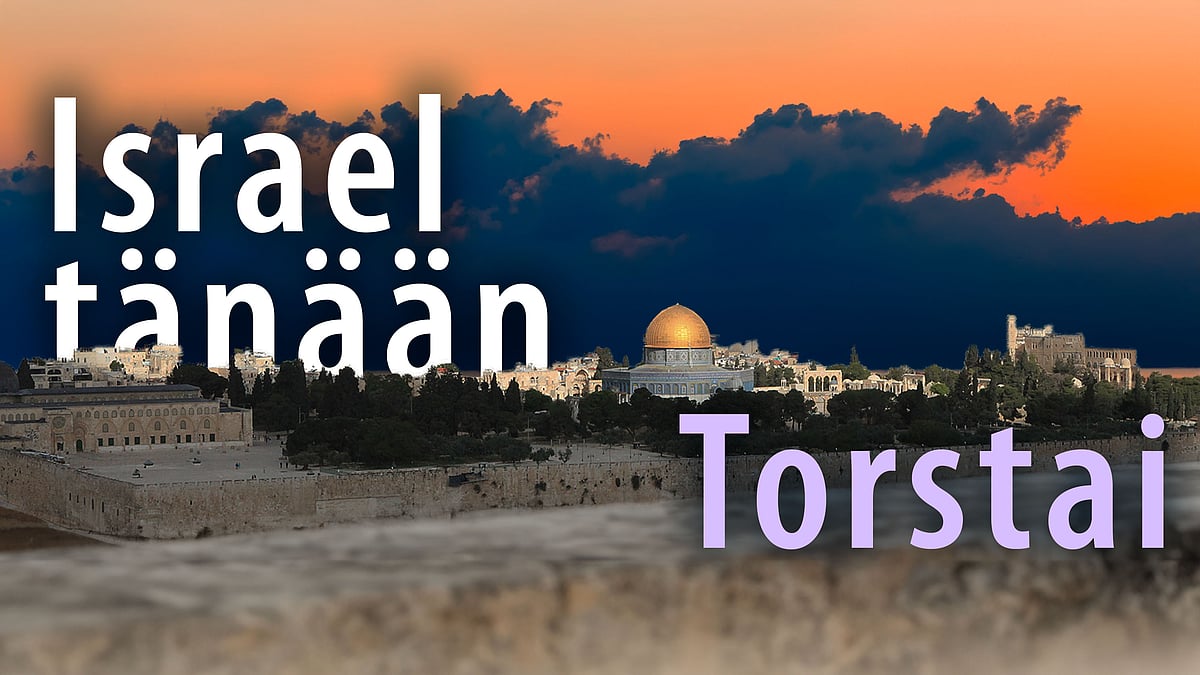 Israel tänään -podcastin torstain tunnuskuva.