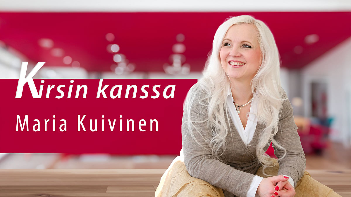 Kirsin kanssa vieraana Maria Kuivinen.