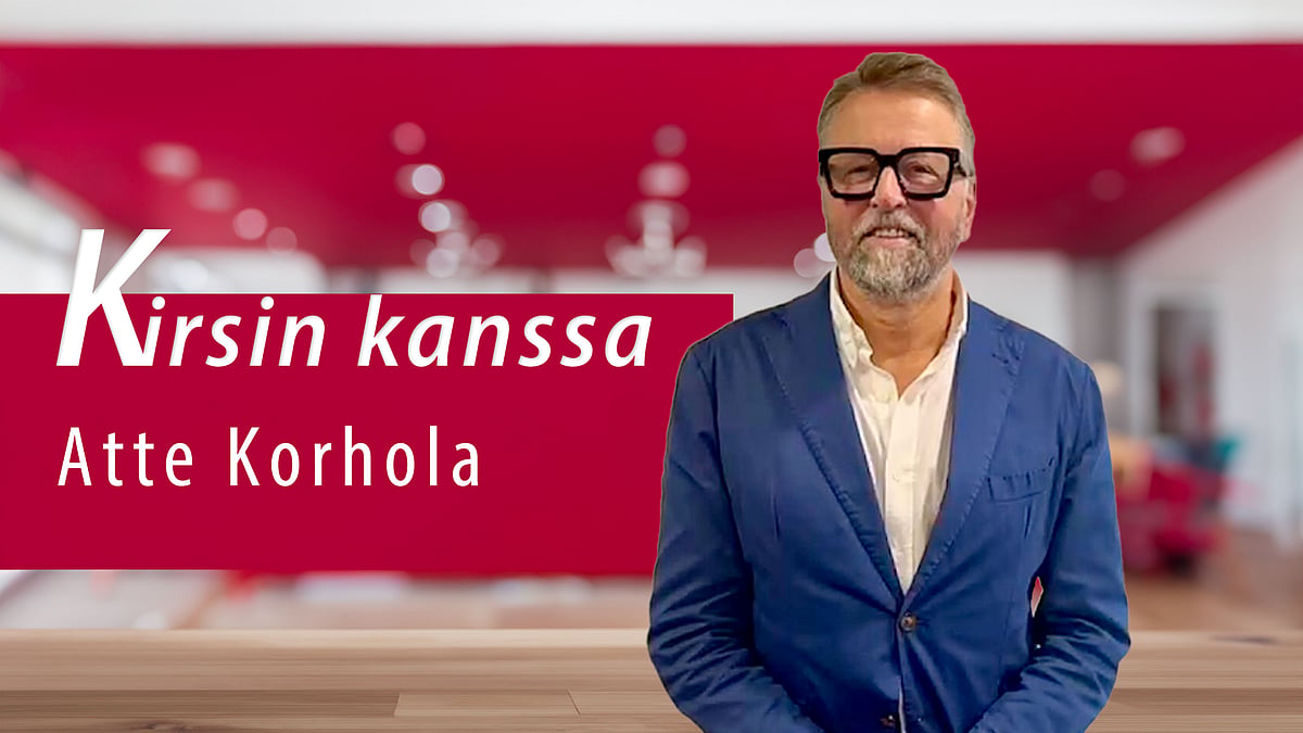 Kirsin kanssa -podcastissa Atte Korhola.