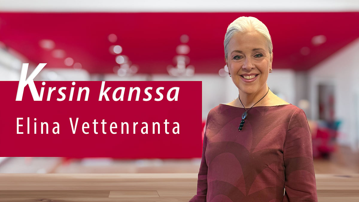 Kirsin kanssa Elina Vettenranta.