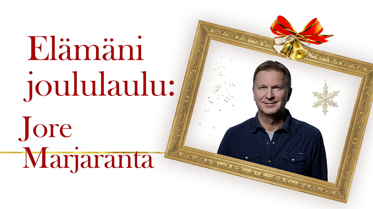 Elämäni joululaulu -podcastissa Jore Marjaranta.