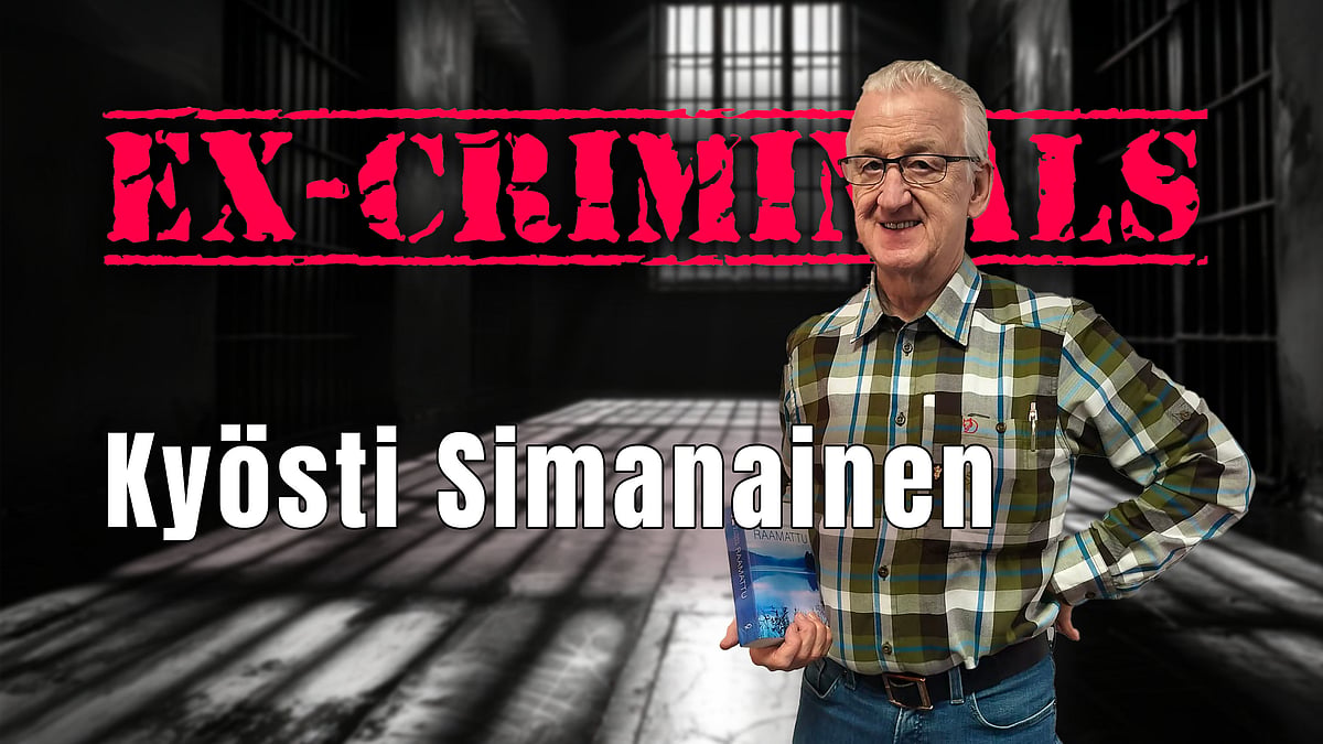 Ex-Criminals -podcastissa Kyösti Simanainen.