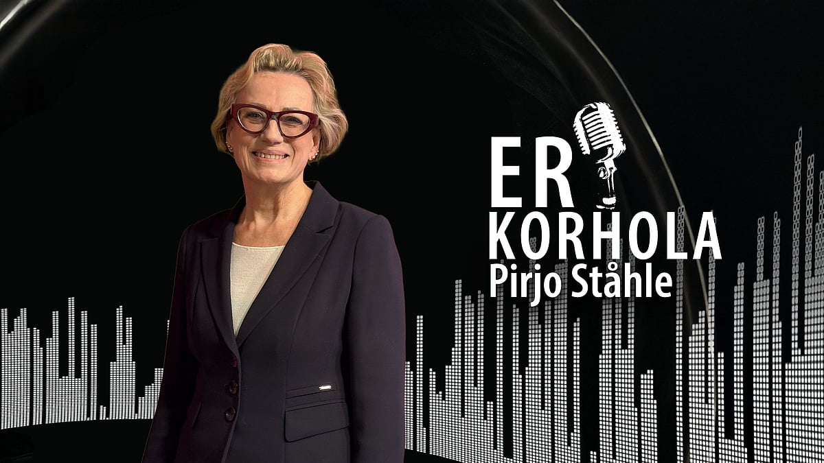 ER Korhola -podcastissa Pirjo Ståhle.