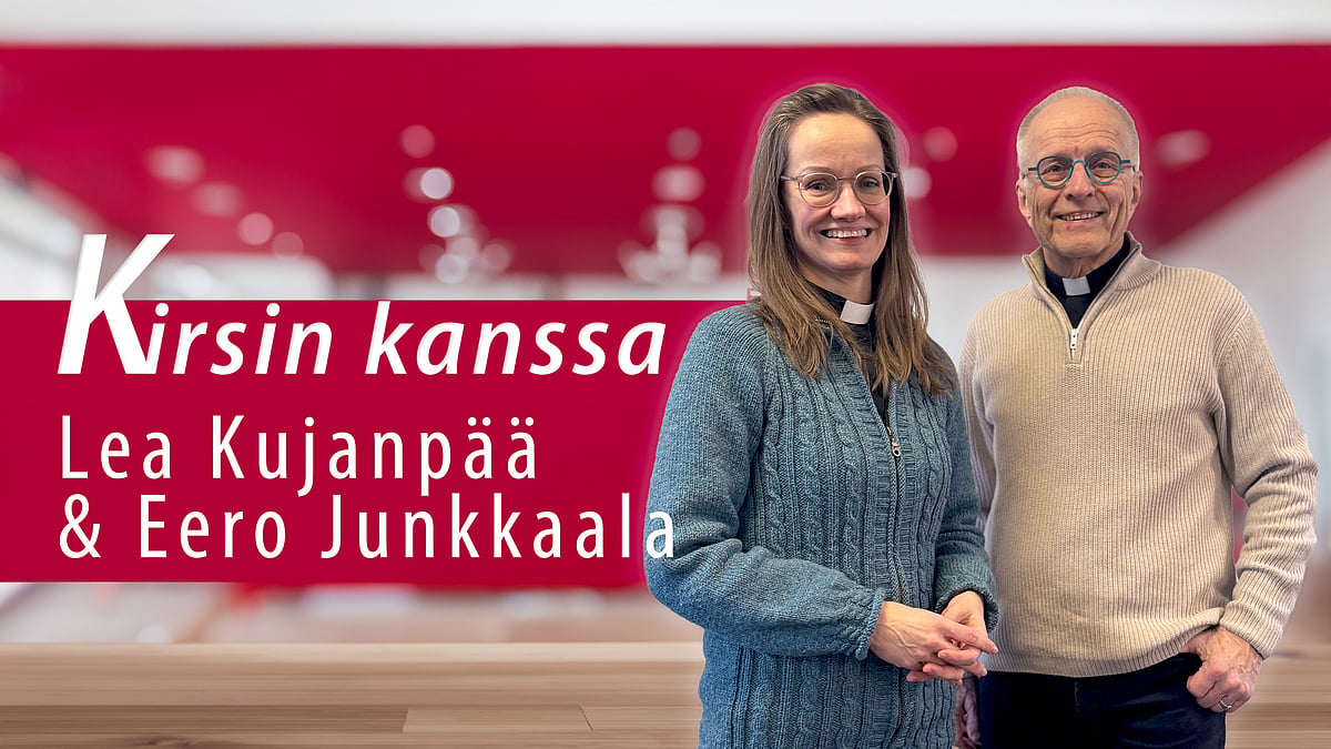 Kirsin kanssa -podcastissa Eero Junkkaala ja Lea Kujanpää