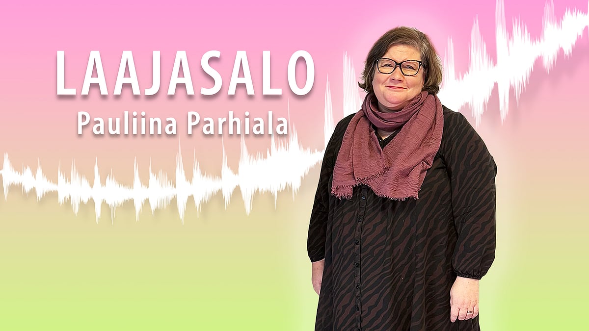 Laajasalo-podcastissa vieraana Pauliina Parhiala.