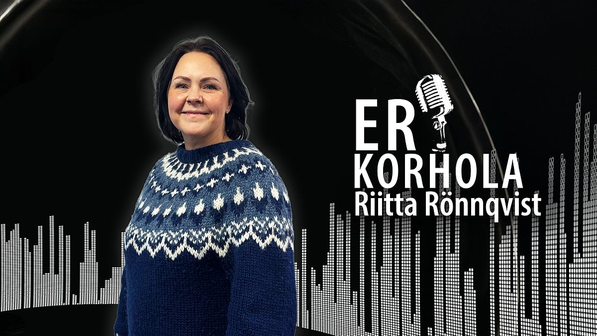 ER Korhola -podcastissa Riitta Rönnqvist.