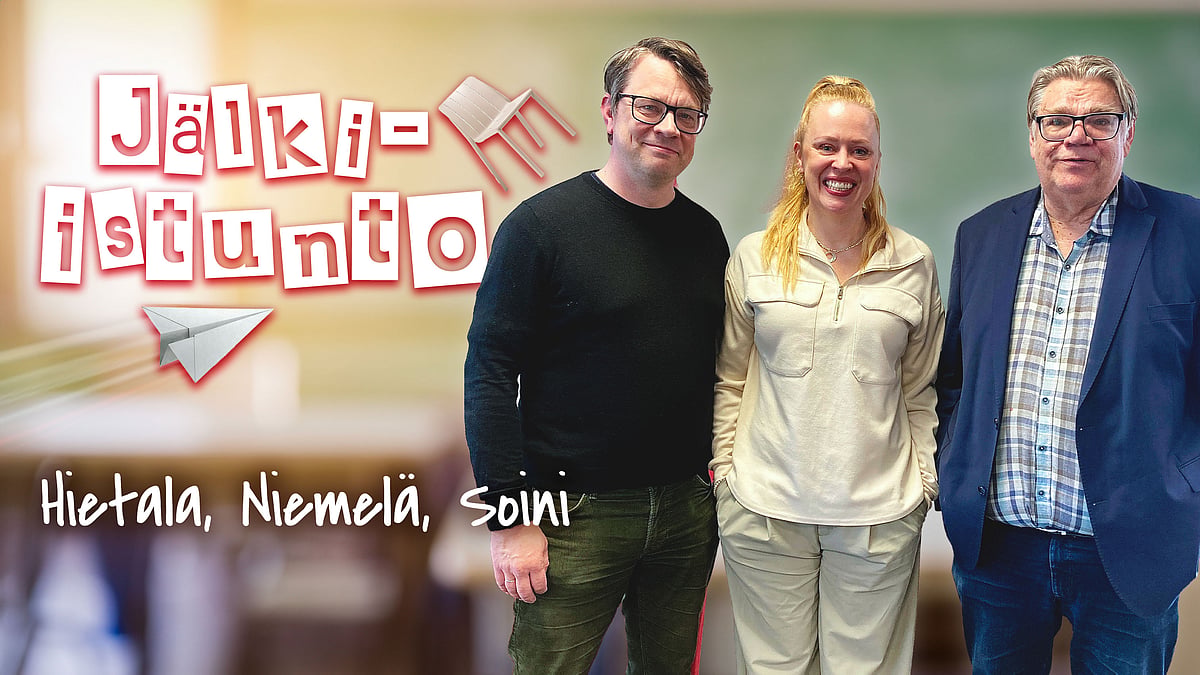 Eero Hietala, Erika Niemelä ja Timo Soini