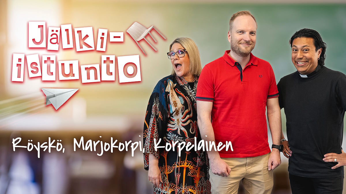 Jälki-istunto -podcastissa Vieraina Heini Röyskö, Santeri Marjokorpi ja Pietu Korpelainen