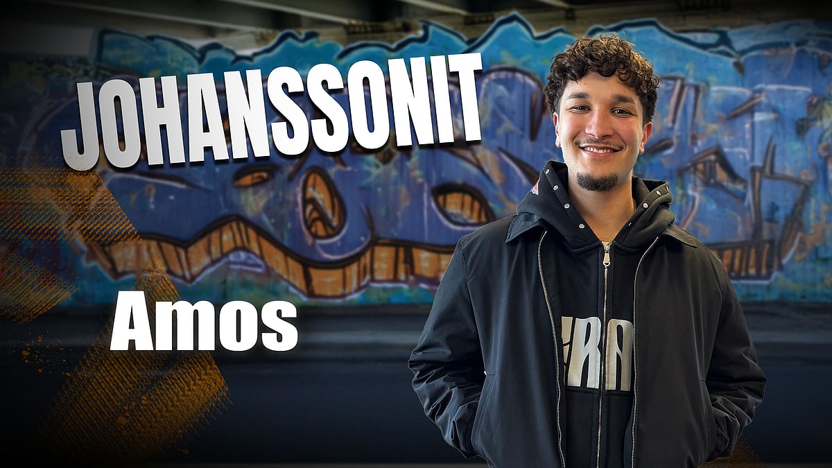 Johanssonit-podcastissa vieraana rap-artisti Amos.