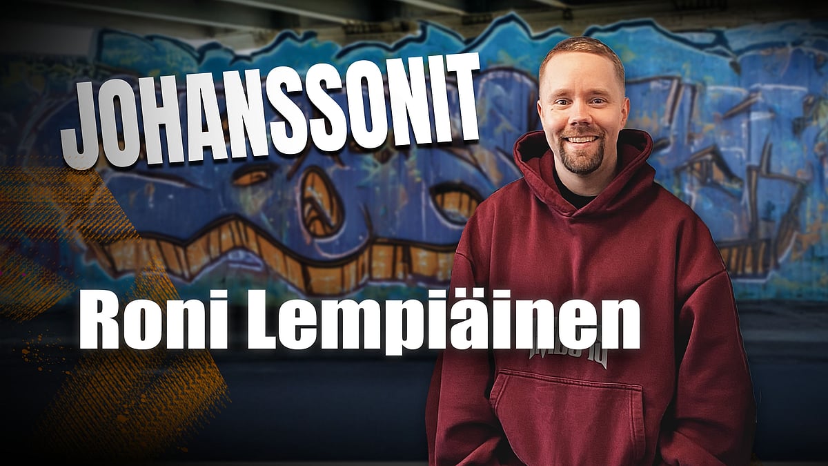 Johanssonit -podcastin vieraana rap-artisti ja nuorisotyöntekijä Roni Lempiäinen.