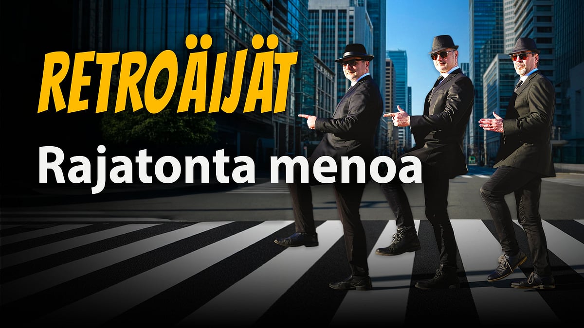 Retroäijät - Rajatonta menoa - Jori Asikainen, Hannu Salo ja Kimmo Nykänen