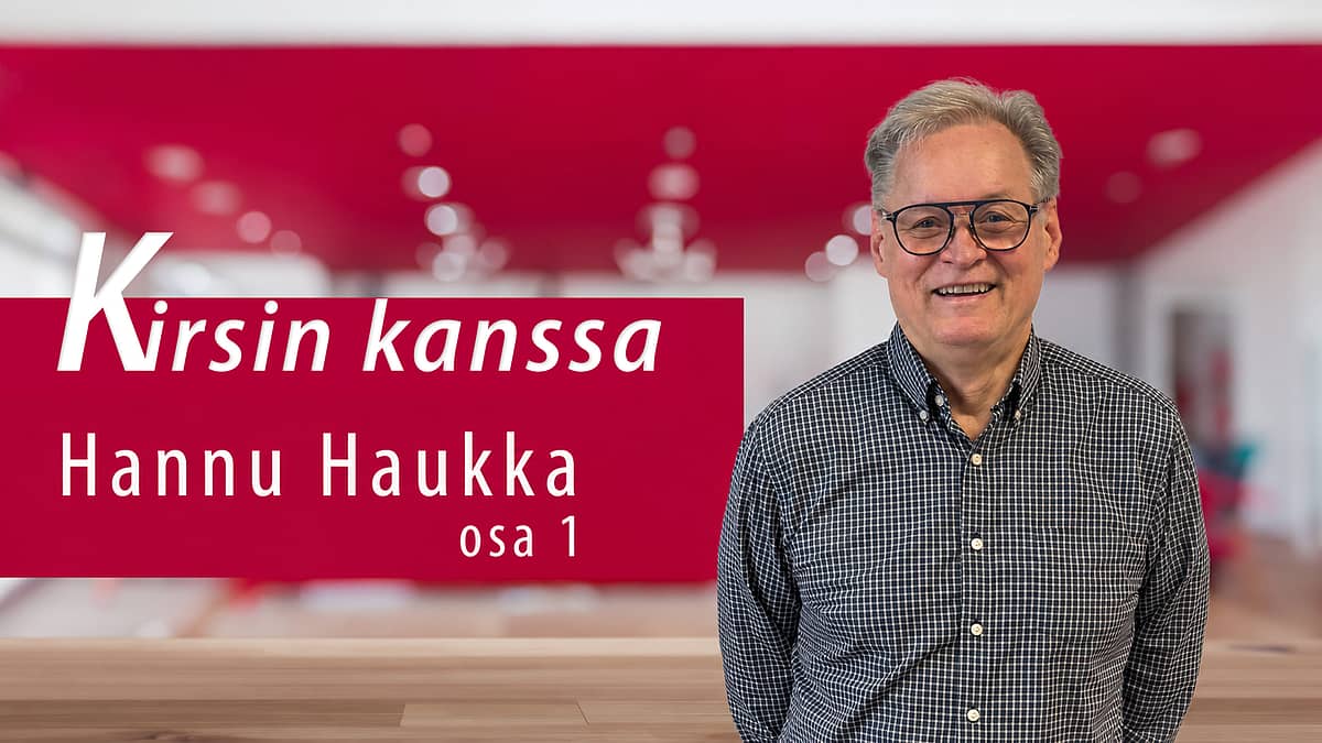 Kirsin kanssa Hannu Haukka