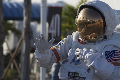 An astronaut is exposed to around 300 joules of radiation in six months, as against 0.07 joule on earth Credit: Paul Hudson / Flicker