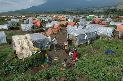 Displacement can have serious consequences, leading to environmental degradation. Rapid urbanisation and poorly managed refugee camps can put pressure on limited resources
Credit: Julien Harneis/Flickr