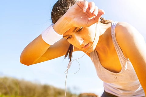 Per litre of sweat produced, we can dump around half a million calories of heat from our bodies (Credit: iStock Images)