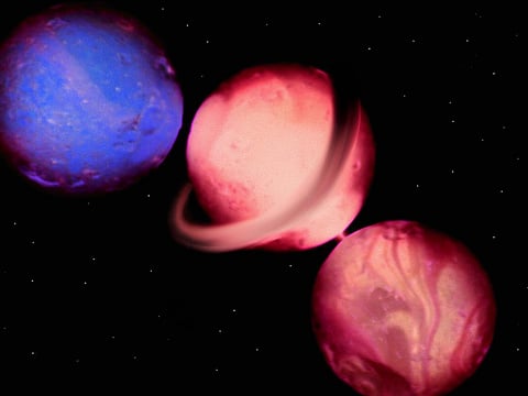 Some planets are genuinely quite colourful but others are surfaced by rock that is almost entirely grey. Credit: David Lofink/ Flicker