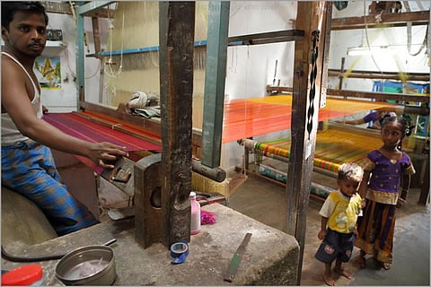 After agriculture, handloom sector provides jobs to around 6.5 million households. Credit: Nevil Zaveri/ Flicker