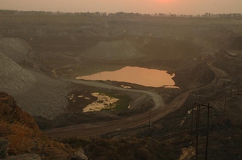Coal mining is considered the root of many environmental problems (Credit: Agnimirh Basu/CSE)