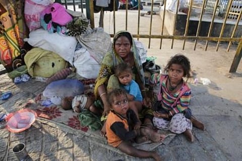 Research suggests that the birth rate in India is higher among low-income families as they believe that if they produce more children, there will be more earning members
Credit: Vikas Choudhary