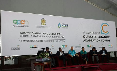 Speakers at the 5th Asia Pacific Climate Change Forum (Credit: Parul Tewari)