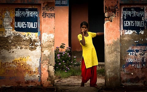 Public toilet in Fatehpur Sikri, India (Credit: Ignas Kukenys/Flickr) 