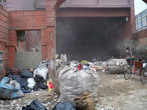 Sanitation workers have continued the strike, demanding regularisation of staff and clearance of arrears. Credit: George Tziralis/ Flicker