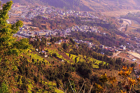 The Himalayan foothills are a fertile region and support large scale agricultural activities (Credit: Ivan Komarov/Flickr) 