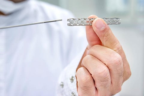 Cardiac stents are often used as part of a percutaneous coronary intervention (PCI), a procedure that restores blood flow through narrow or blocked arteries (Credit: iStock)