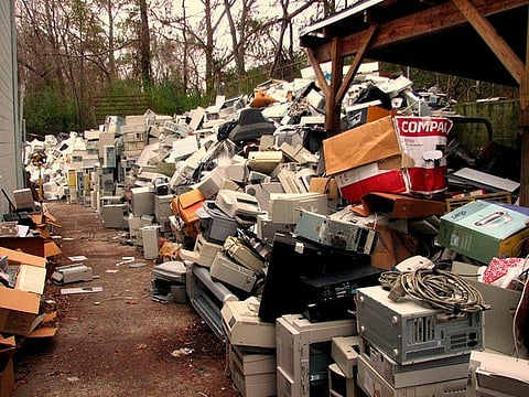 Recovery of e-waste is abysmally low and we need to encourage recycling of e-waste on a very large scale so that problem disposal is tackled
Credit: Curtis Palmer/Flickr