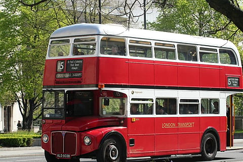 A London bus Credit: Flickr