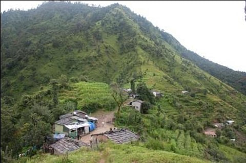 A community in Khar, a hamlet in Darchula district in far-western Nepal, produces fabrics from Himalayan nettle
Credit: Jitendra Bajracharya/ICIMOD
