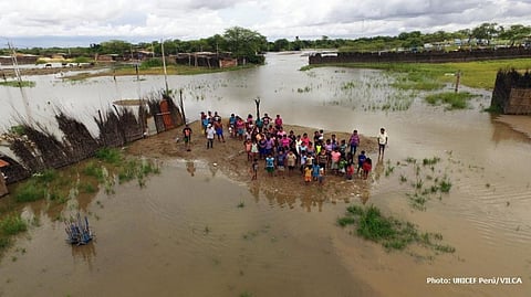 According to the Food and Agriculture Organization, in the worst-hit northern coastal areas of Peru, about 445,000 people are affected
Credit: UNICEF/Peru/VILCA