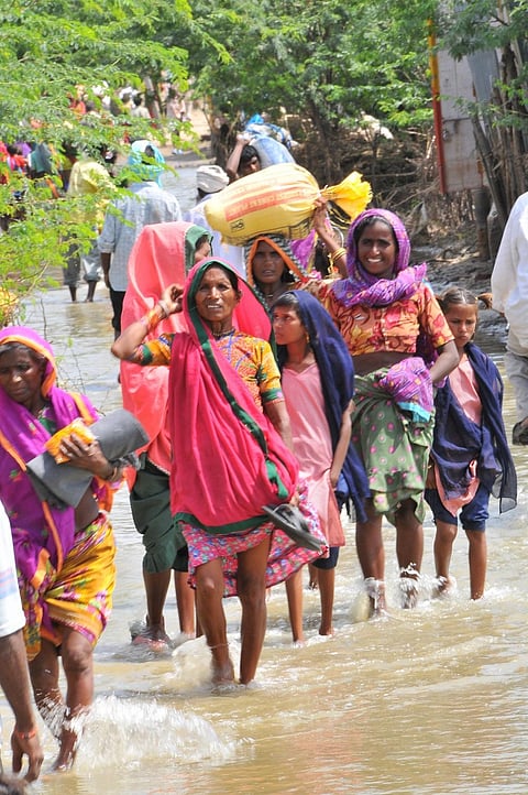 Flood forecasting was not done in some states due to lack of sanction for the scheme and absence of request from state government.Credit: Meeta Ahlawat / CSE