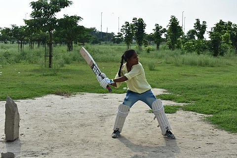 Kavita at her routine practice (Credit: CRY)