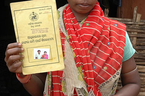 The state claims that about 406,745 individual family titles have been granted till June (Credit: Kumar Sambhav Shrivastava/CSE)