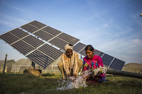 Large-scale solar photovoltaic (PV) generation is projected to be cheaper than wind generation from around 2020.
