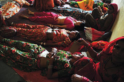Counselling and explaining post-surgery risks take a backseat as hospitals remain understaffed and doctors perform dozens of tubectomies within a few hours (Photo: Sayantoni Palchoudhuri)
